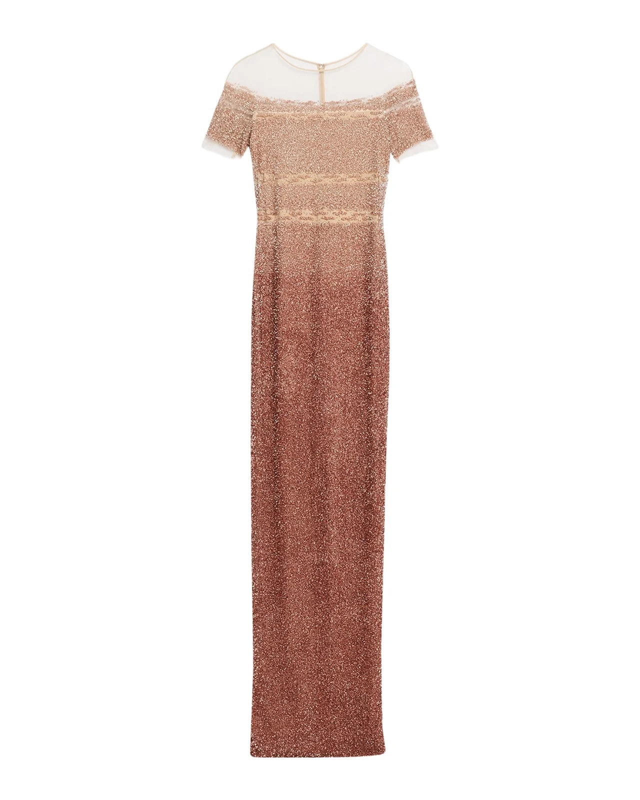 Degrade Sequin Illusion Column Gown Degrade Sequin Illusion Column Gown