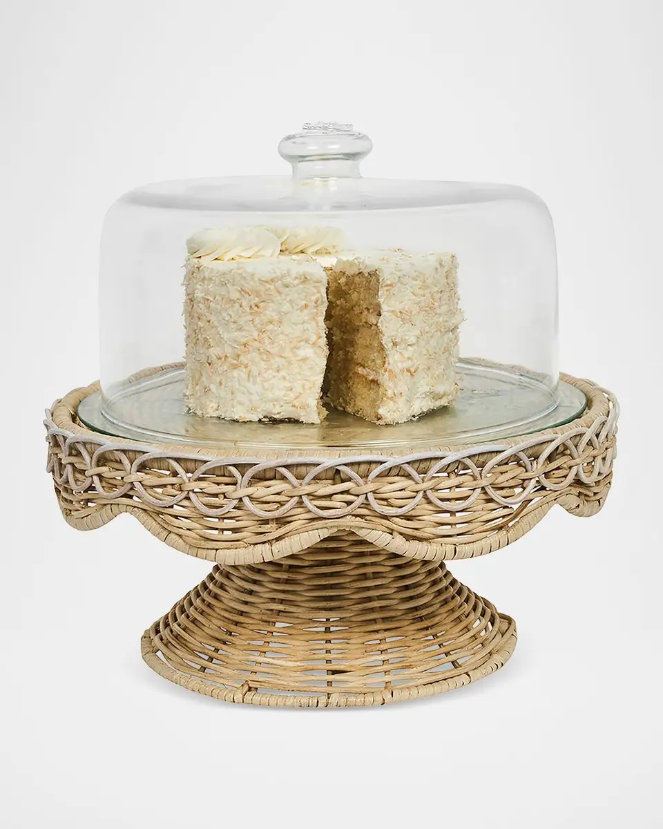 Juliska Provence Rattan Cake Stand | Thumbnail 2 Juliska Provence Rattan Cake Stand | Thumbnail 2