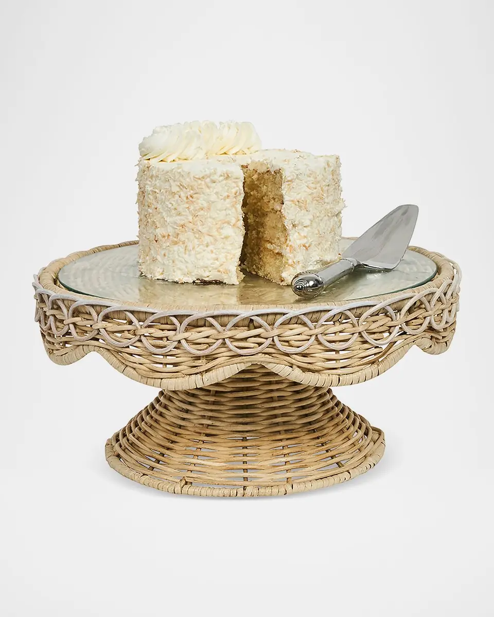 Juliska Provence Rattan Cake Stand | Thumbnail 3 Juliska Provence Rattan Cake Stand | Thumbnail 3