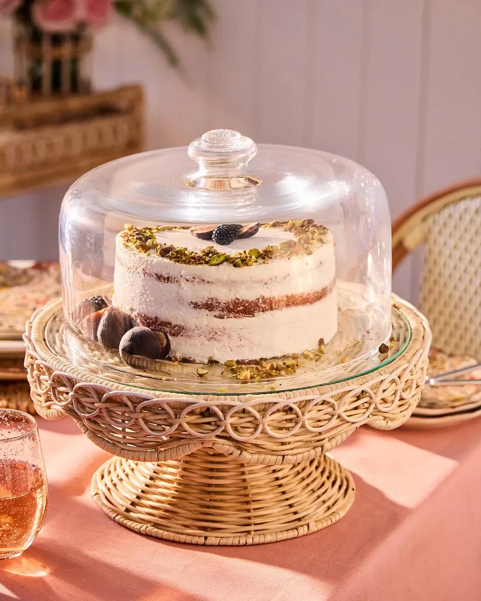 Juliska Provence Rattan Cake Stand | Thumbnail 5 Juliska Provence Rattan Cake Stand | Thumbnail 5