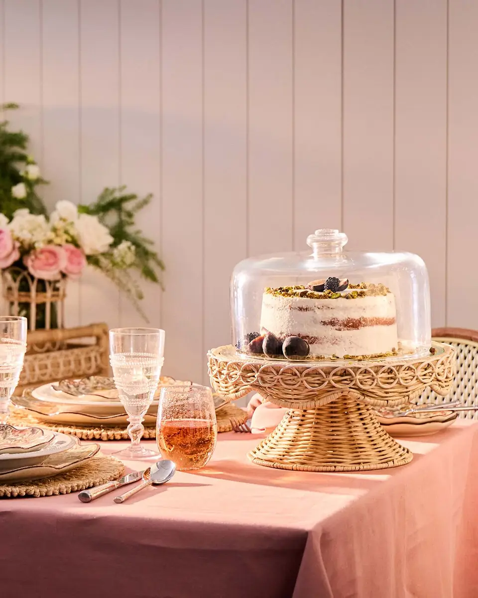 Juliska Provence Rattan Cake Stand | Thumbnail 7 Juliska Provence Rattan Cake Stand | Thumbnail 7