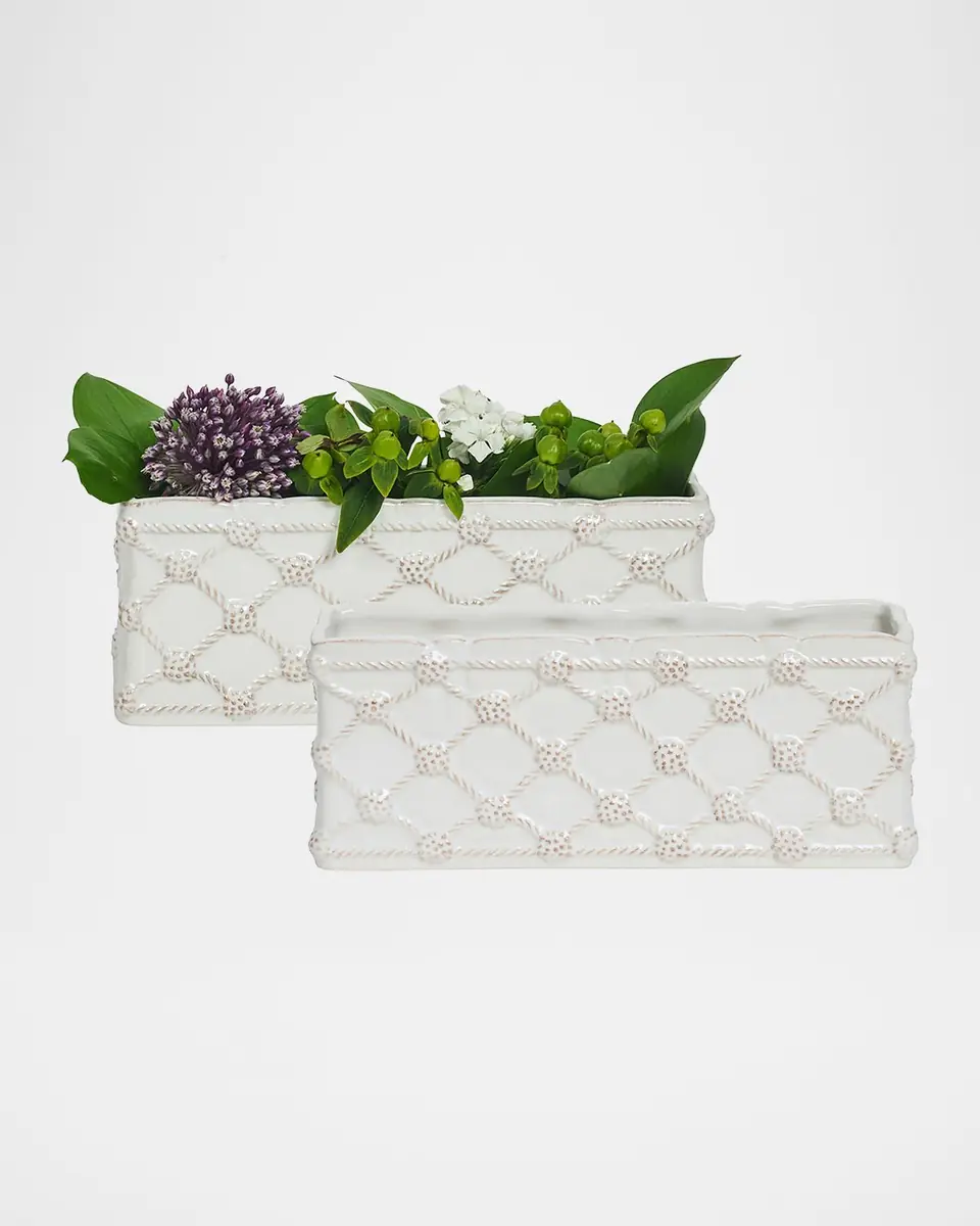 Juliska Berry & Thread Petite Parterre Garden Planters, Set of 2 | Thumbnail 2 Juliska Berry & Thread Petite Parterre Garden Planters, Set of 2 | Thumbnail 2