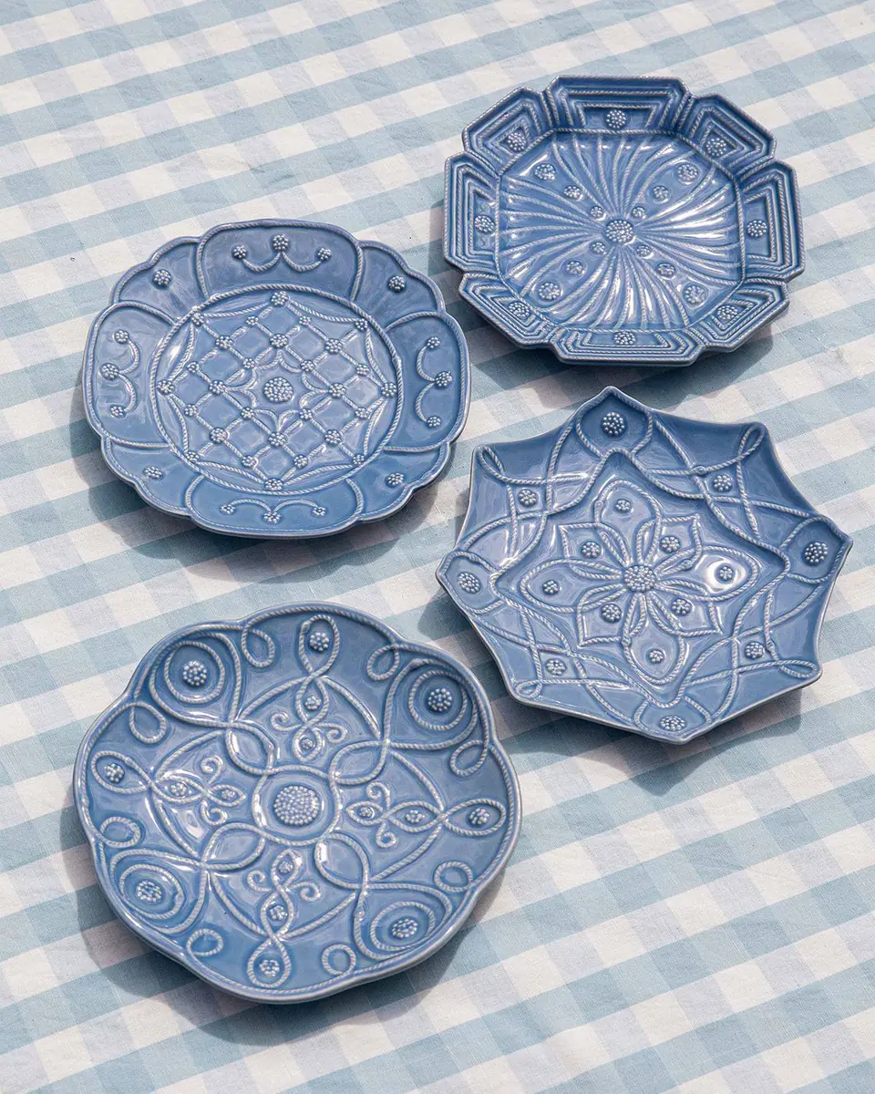 Juliska Jardins du Monde Assorted Dessert/Salad Plates, Set of 4 | Thumbnail 8 Juliska Jardins du Monde Assorted Dessert/Salad Plates, Set of 4 | Thumbnail 8