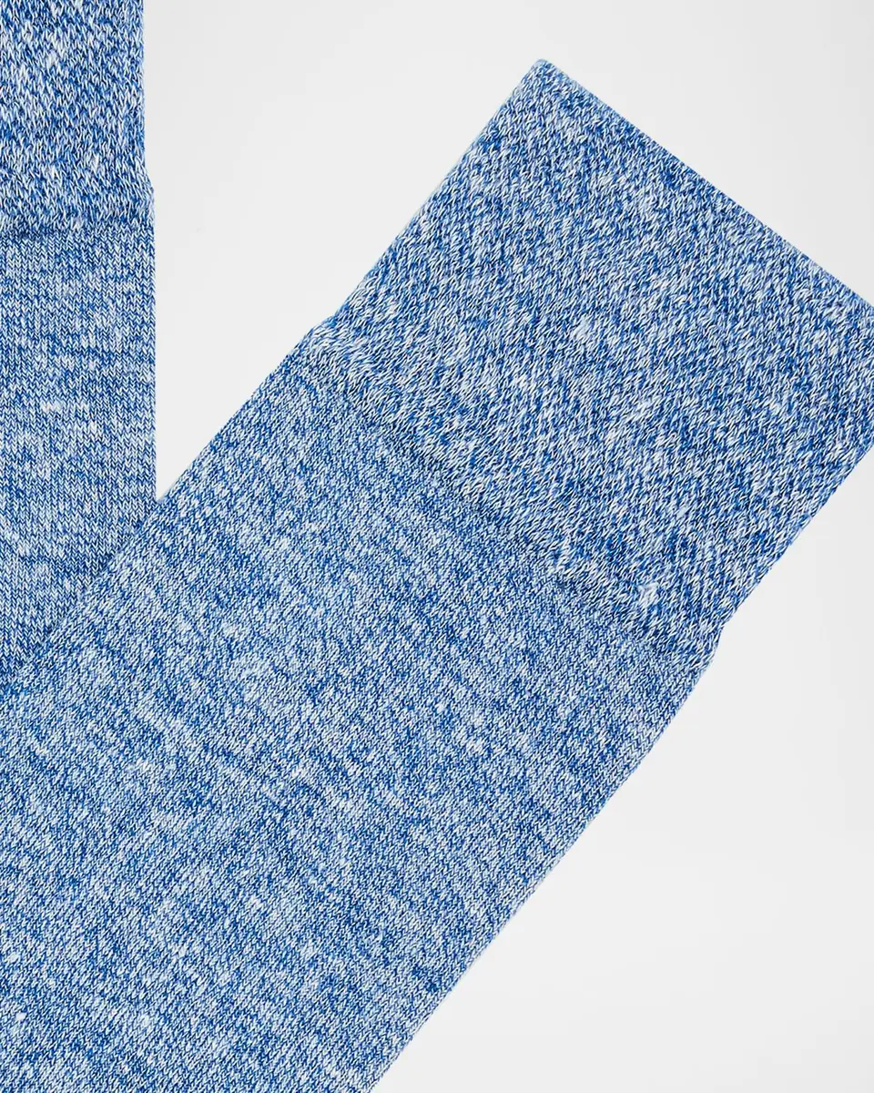 Marcoliani Men's Linen Blend Crew Socks | Thumbnail 2