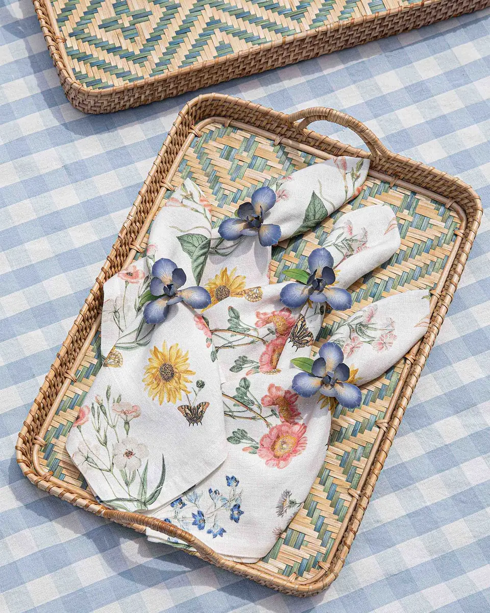Juliska Villa Seville 18" Wicker Tray | Thumbnail 4