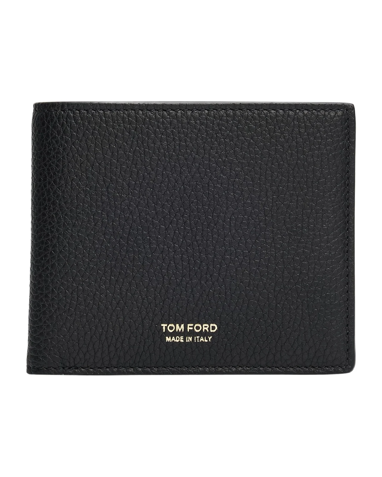Men's Grained Leather T-Line Bifold Wallet Men's Grained Leather T-Line Bifold Wallet