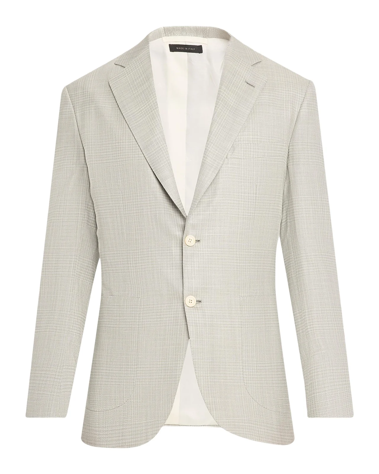 Brioni Men's Wool Plume Plaid Single-Breasted Sport Coat