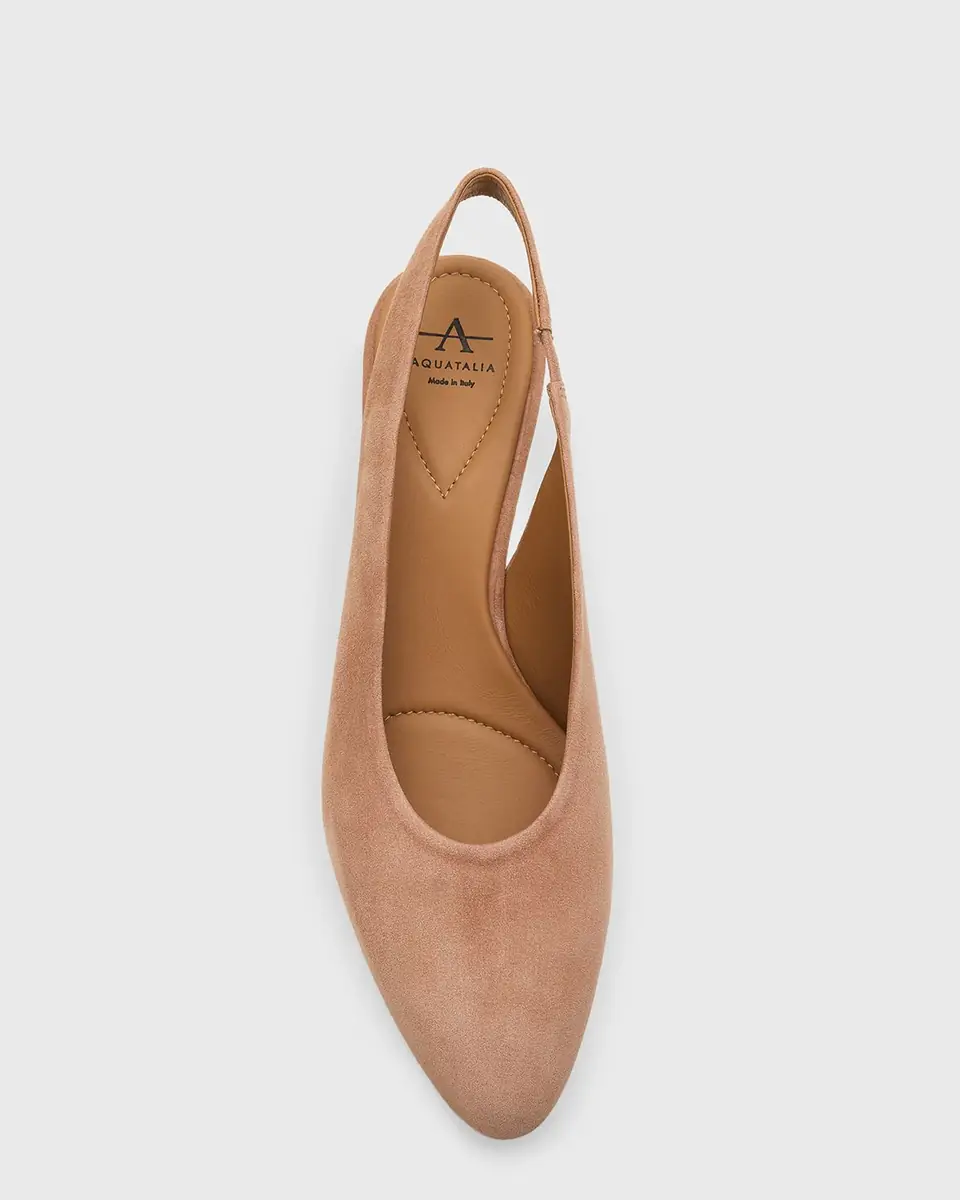 Aquatalia 50mm Trevi Suede Slingback Pumps | Thumbnail 6