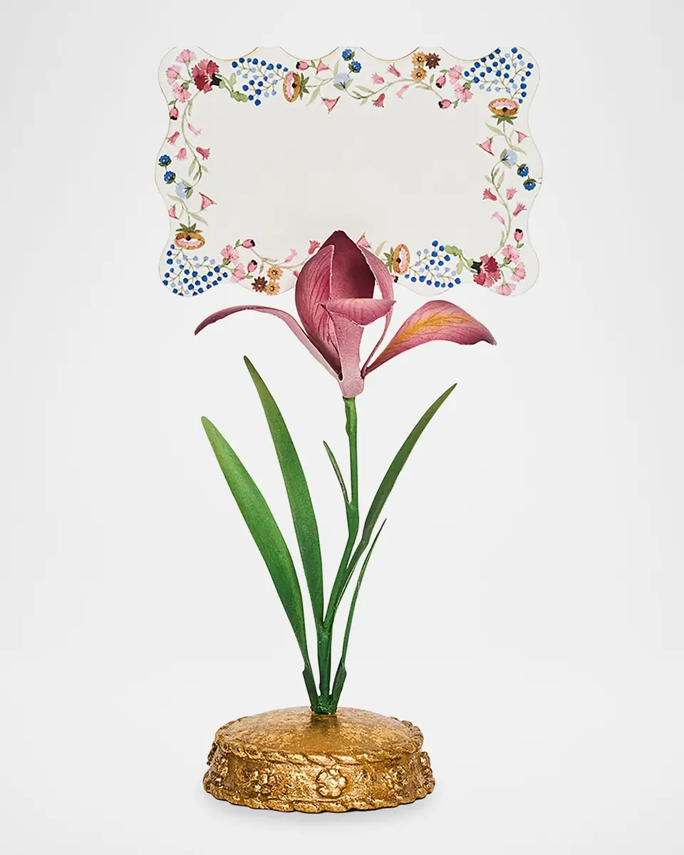 Juliska Meadow Walk Iris Place Card Holder | Thumbnail 2 Juliska Meadow Walk Iris Place Card Holder | Thumbnail 2