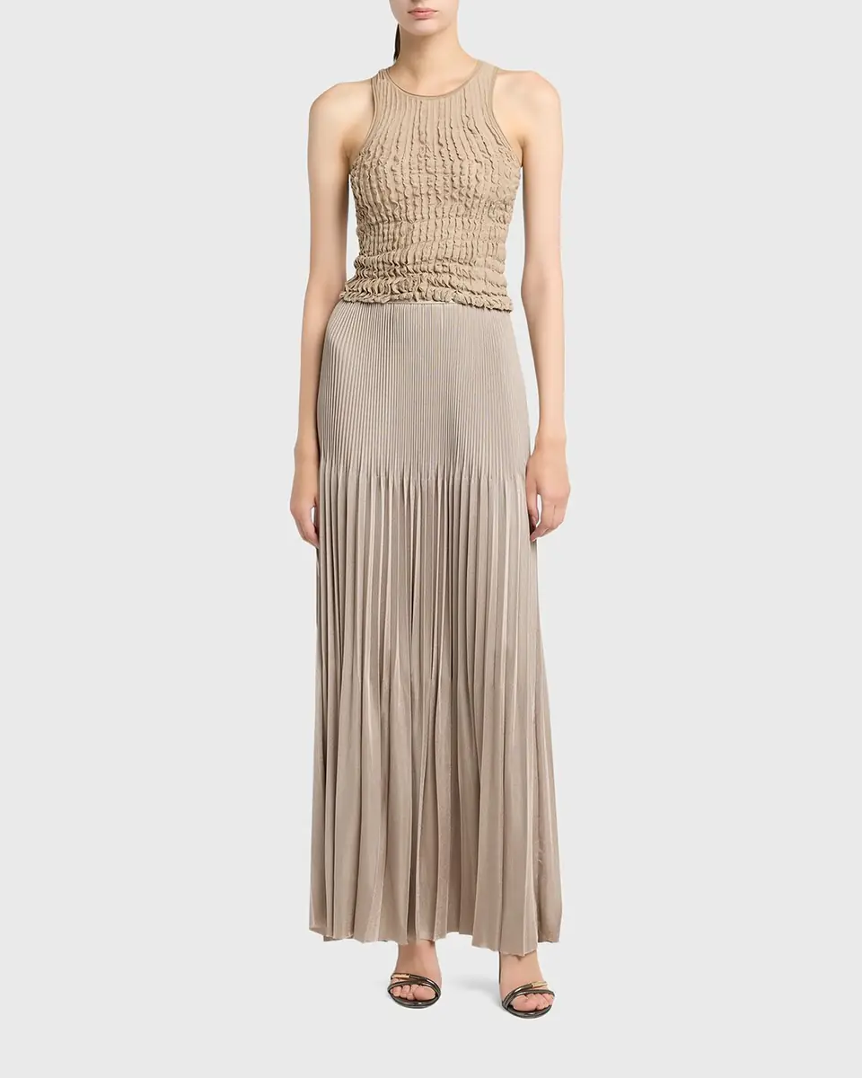 Giorgio Armani Pleated Knit Maxi Skirt | Thumbnail 2 Giorgio Armani Pleated Knit Maxi Skirt | Thumbnail 2