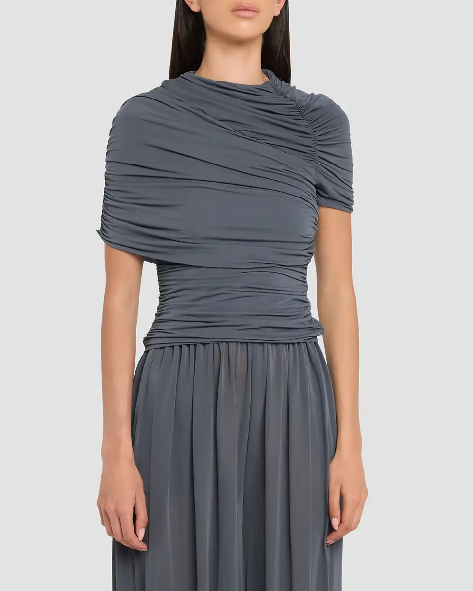 Ronny Kobo Vega Ruched Jersey Top | Thumbnail 4 Ronny Kobo Vega Ruched Jersey Top | Thumbnail 4