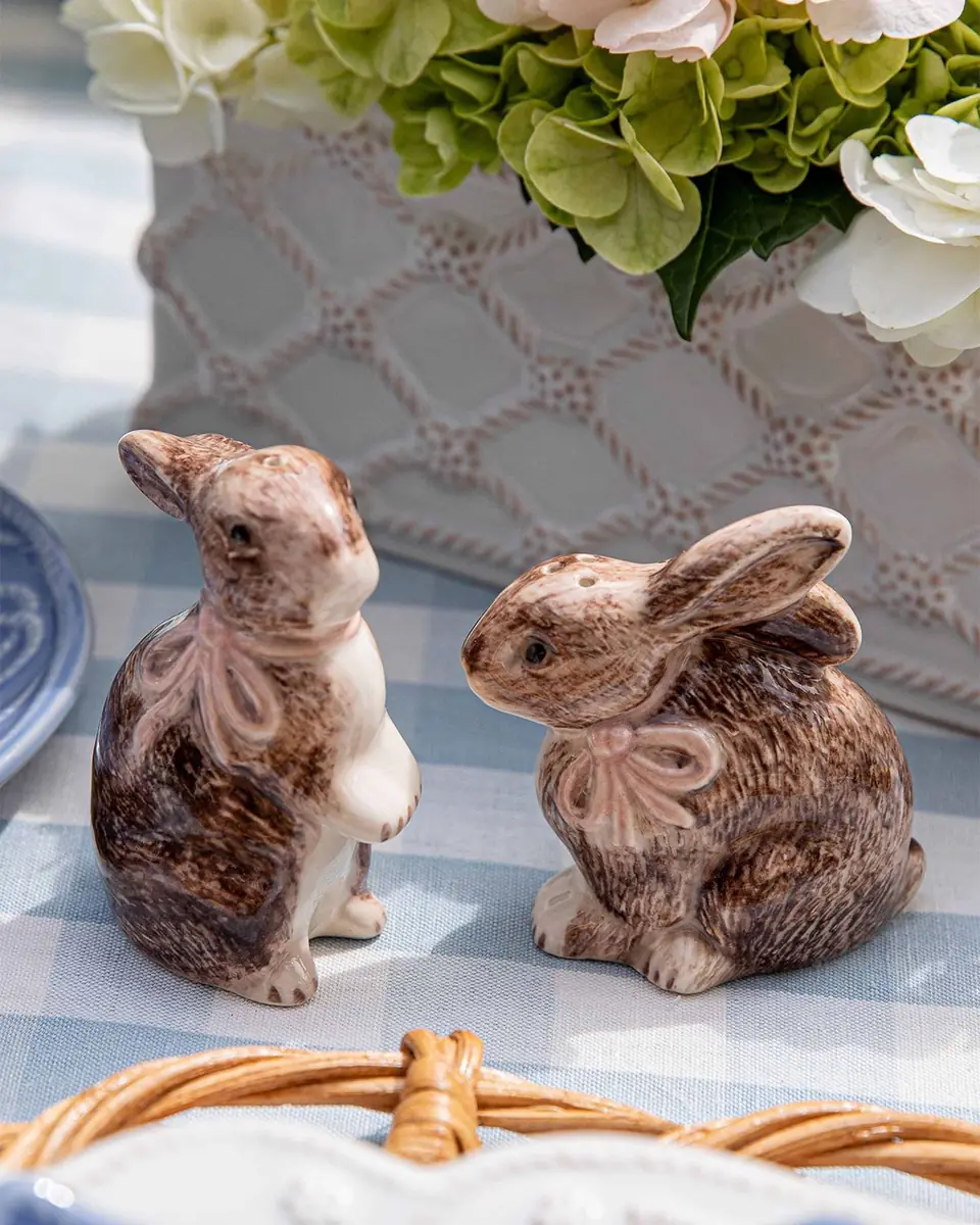 Juliska Bunny Salt & Pepper Shakers, Set of 2 | Thumbnail 4 Juliska Bunny Salt & Pepper Shakers, Set of 2 | Thumbnail 4
