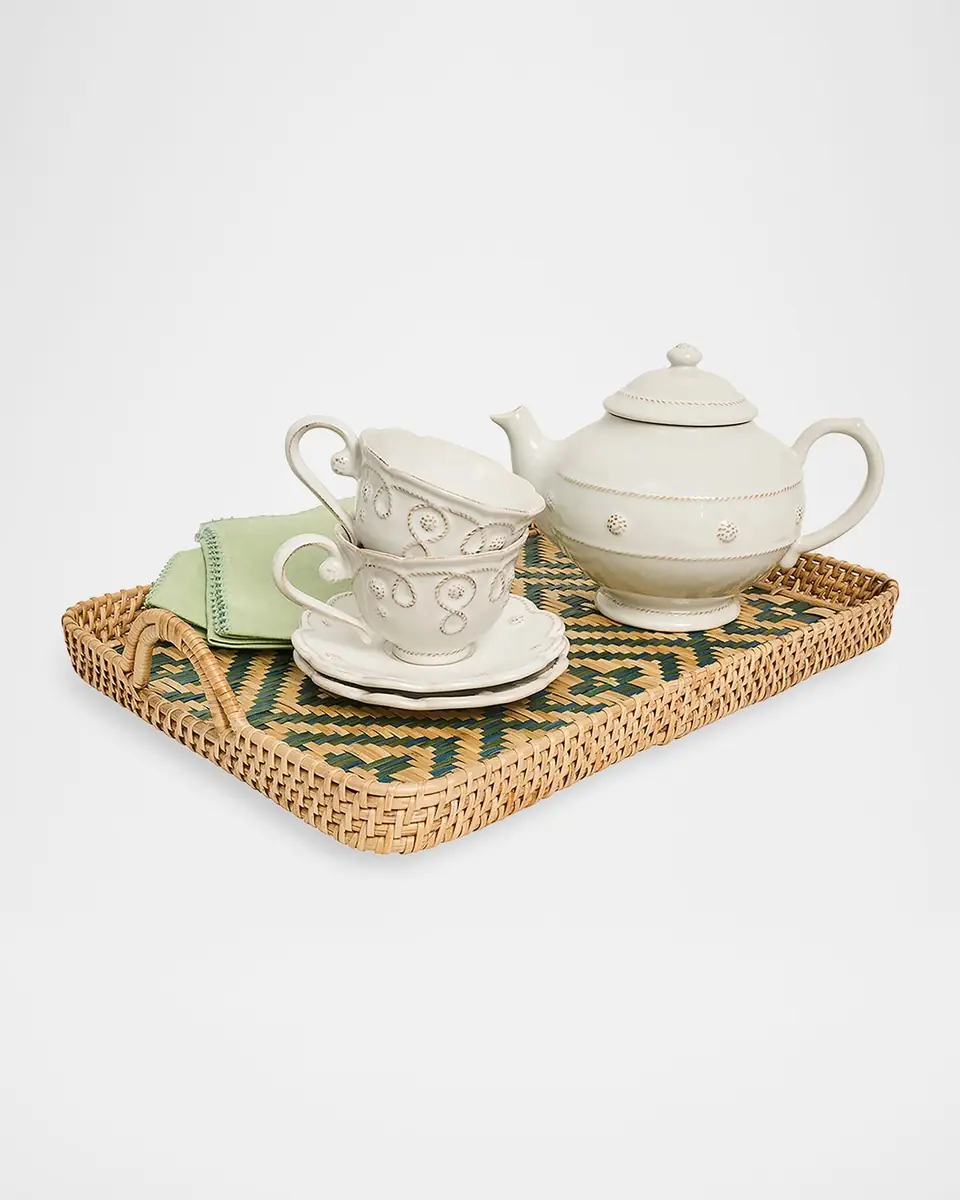 Juliska Villa Seville 21" Wicker Tray | Thumbnail 2