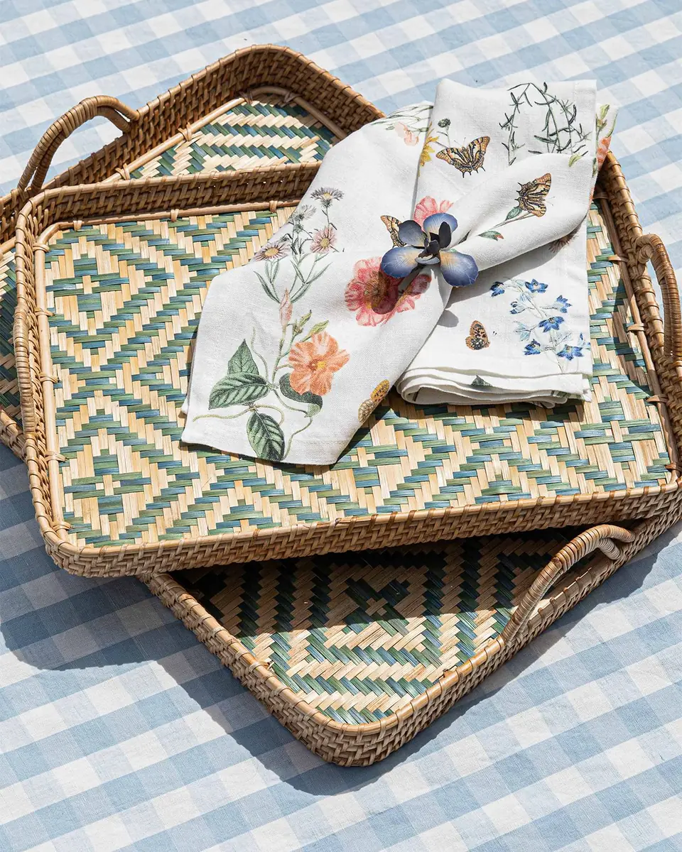 Juliska Villa Seville 21" Wicker Tray | Thumbnail 5