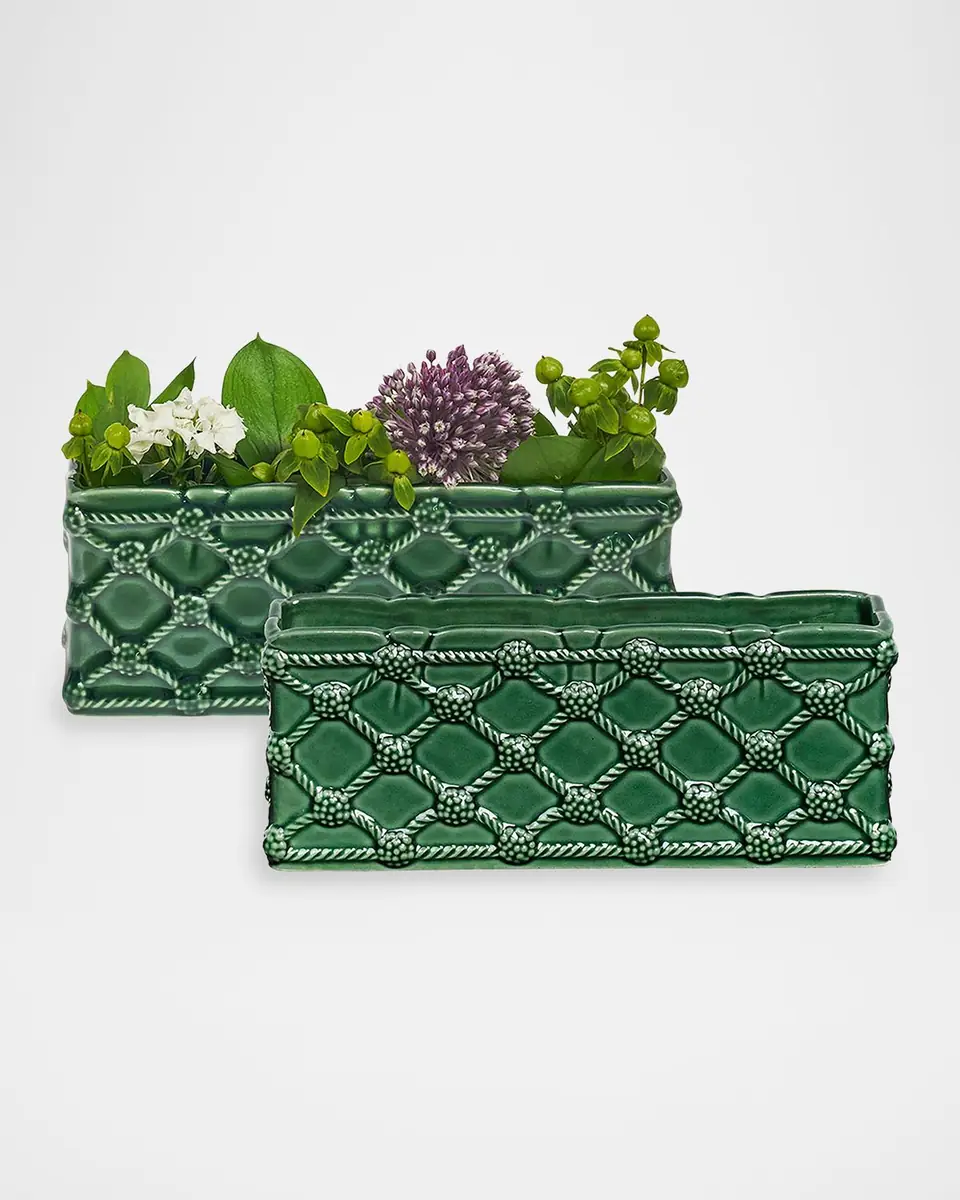 Juliska Berry & Thread Petite Parterre Garden Planters, Set of 2 | Thumbnail 2 Juliska Berry & Thread Petite Parterre Garden Planters, Set of 2 | Thumbnail 2