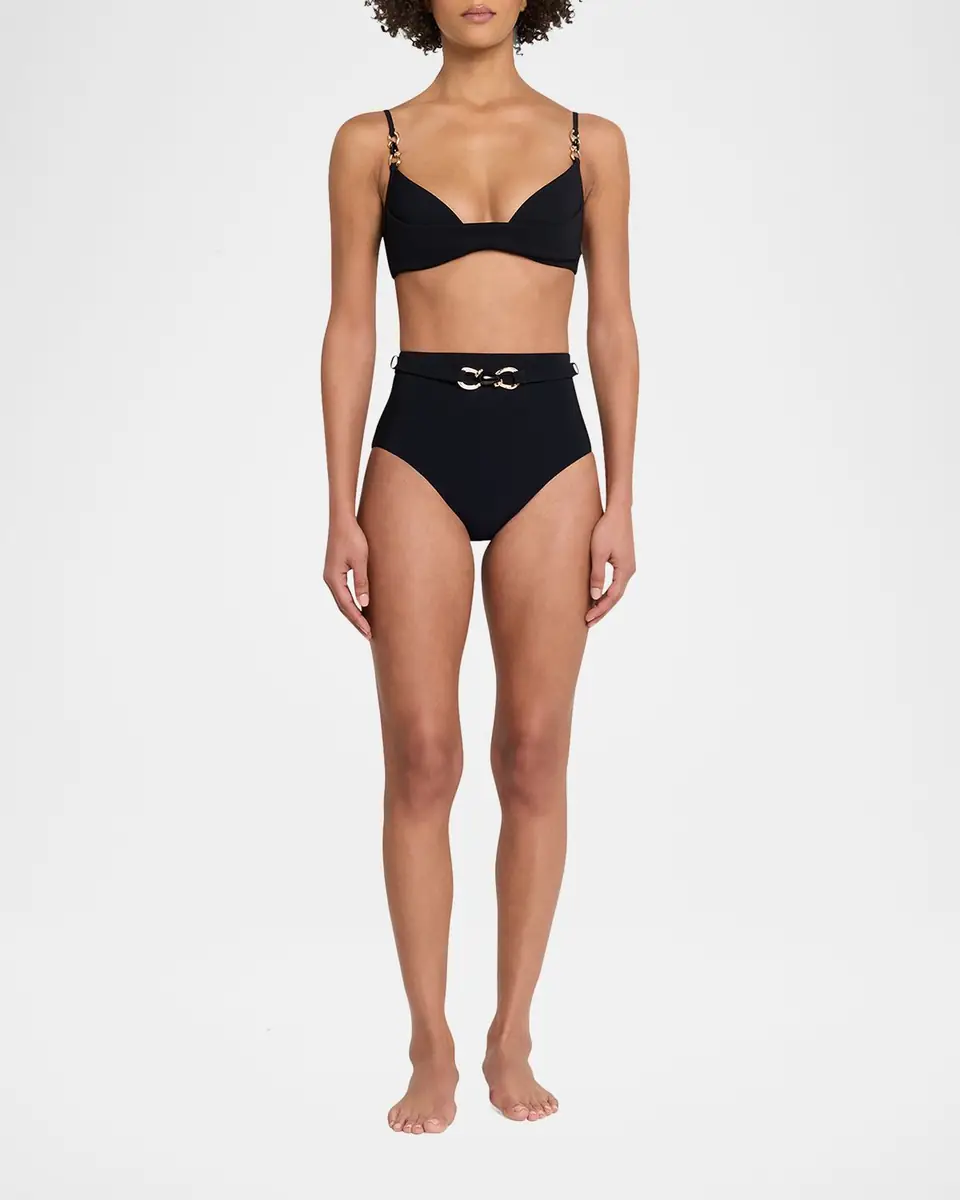 Zimmermann Mahon Trim Detail Two-Piece Swimsuit | Thumbnail 2 Zimmermann Mahon Trim Detail Two-Piece Swimsuit | Thumbnail 2