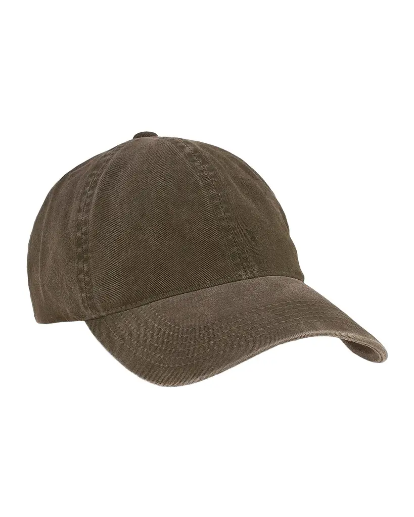 Varsity Headwear Men's Washed Cotton Six-Panel Baseball Cap | Image 1 Varsity Headwear Men's Washed Cotton Six-Panel Baseball Cap | Image 1