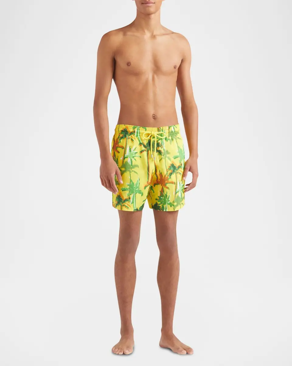 Vilebrequin Men's Packable Palms Swim Trunks | Thumbnail 2 Vilebrequin Men's Packable Palms Swim Trunks | Thumbnail 2