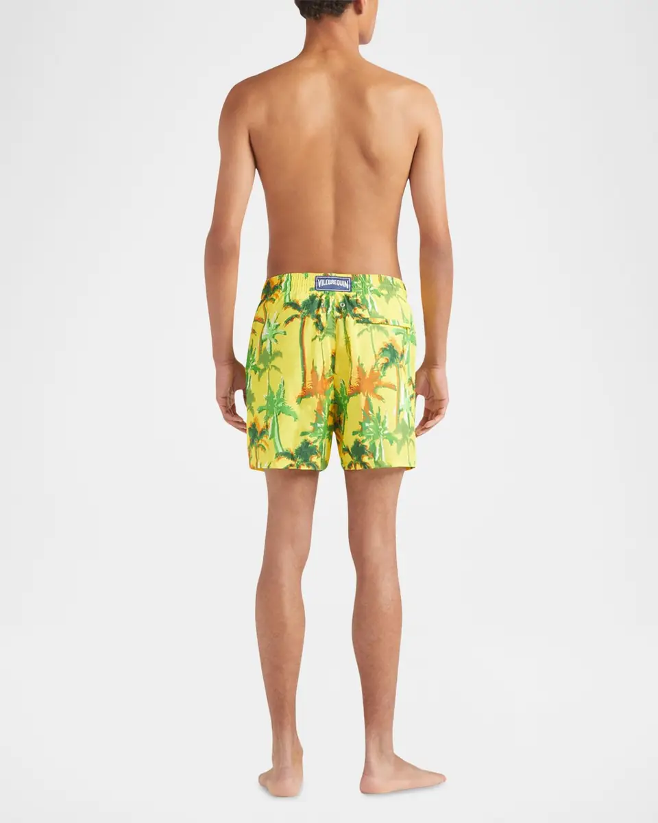 Vilebrequin Men's Packable Palms Swim Trunks | Thumbnail 3 Vilebrequin Men's Packable Palms Swim Trunks | Thumbnail 3