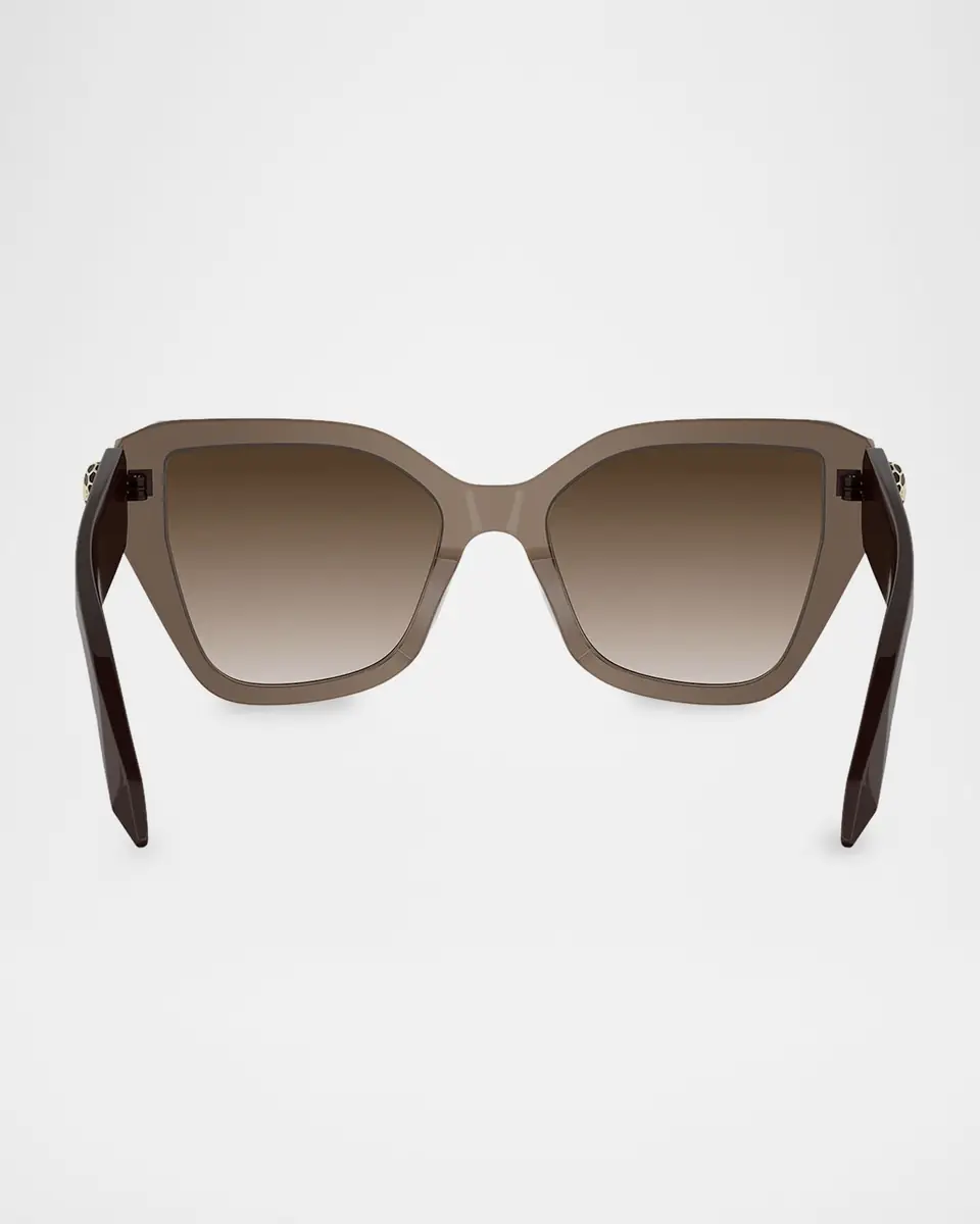 BVLGARI Serpenti 51mm Acetate Butterfly Sunglasses | Thumbnail 5 BVLGARI Serpenti 51mm Acetate Butterfly Sunglasses | Thumbnail 5