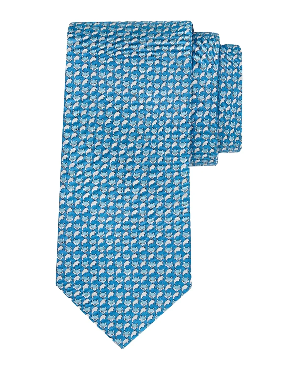 Men's Fox Micro-Print Tie