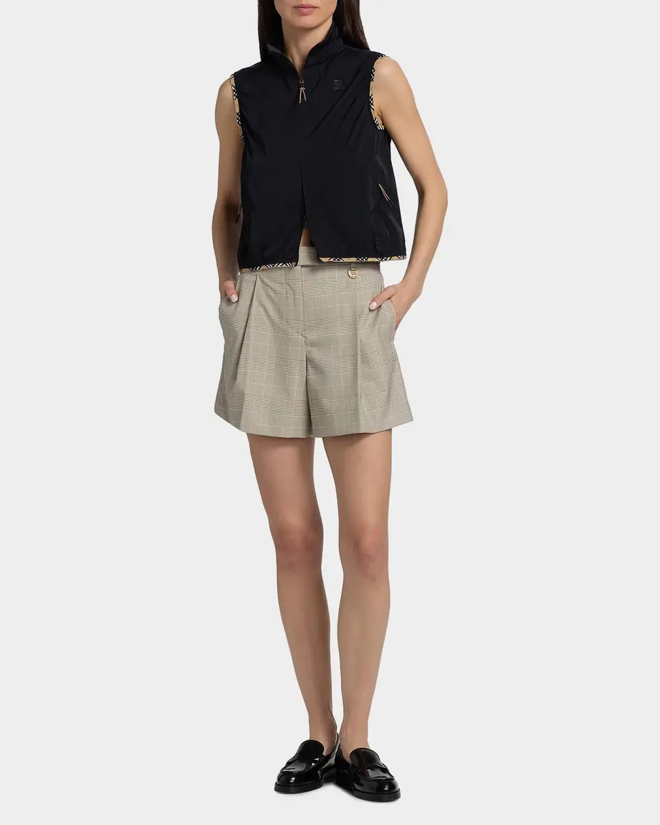 Burberry Raina Glen Plaid Wool Shorts | Thumbnail 2 Burberry Raina Glen Plaid Wool Shorts | Thumbnail 2