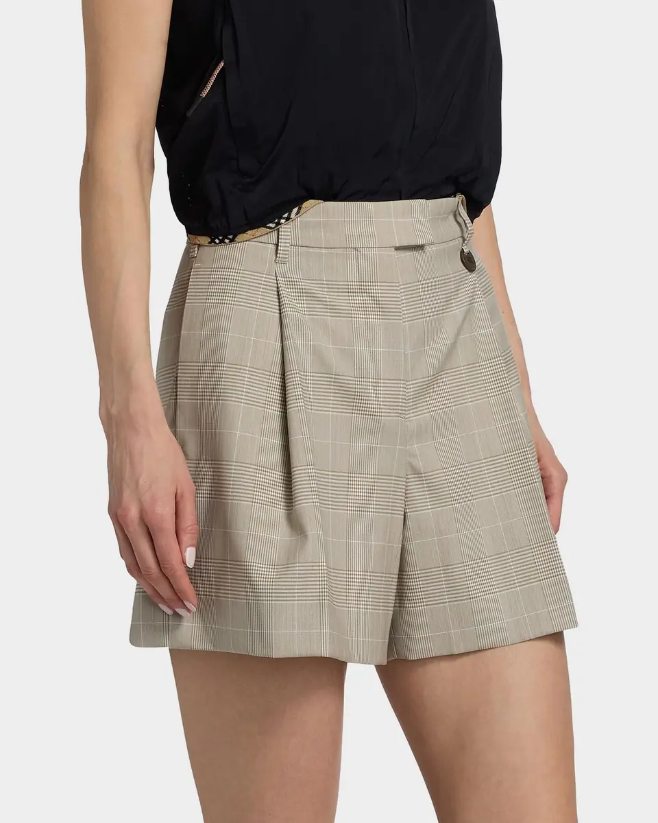 Burberry Raina Glen Plaid Wool Shorts | Thumbnail 7 Burberry Raina Glen Plaid Wool Shorts | Thumbnail 7