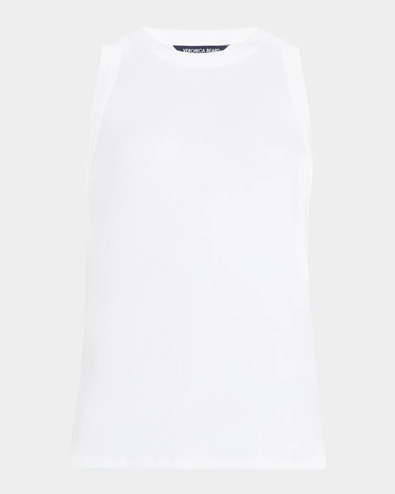 Veronica Beard Jordyn Rib-Knit Tank Top