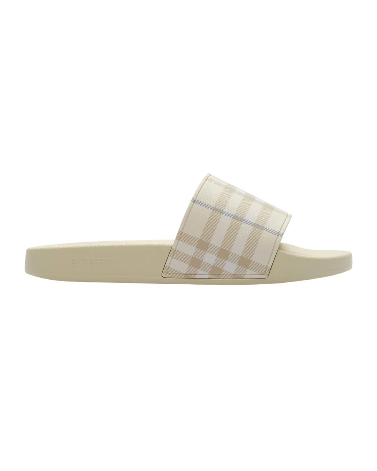Furley Check Rubber Slide Sandals Furley Check Rubber Slide Sandals