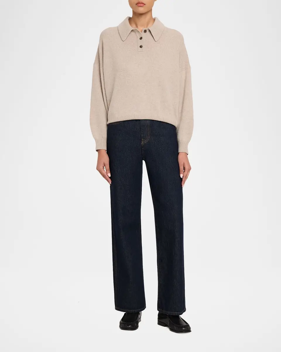 Lisa Yang Etta Cashmere Polo Sweater | Thumbnail 2 Lisa Yang Etta Cashmere Polo Sweater | Thumbnail 2