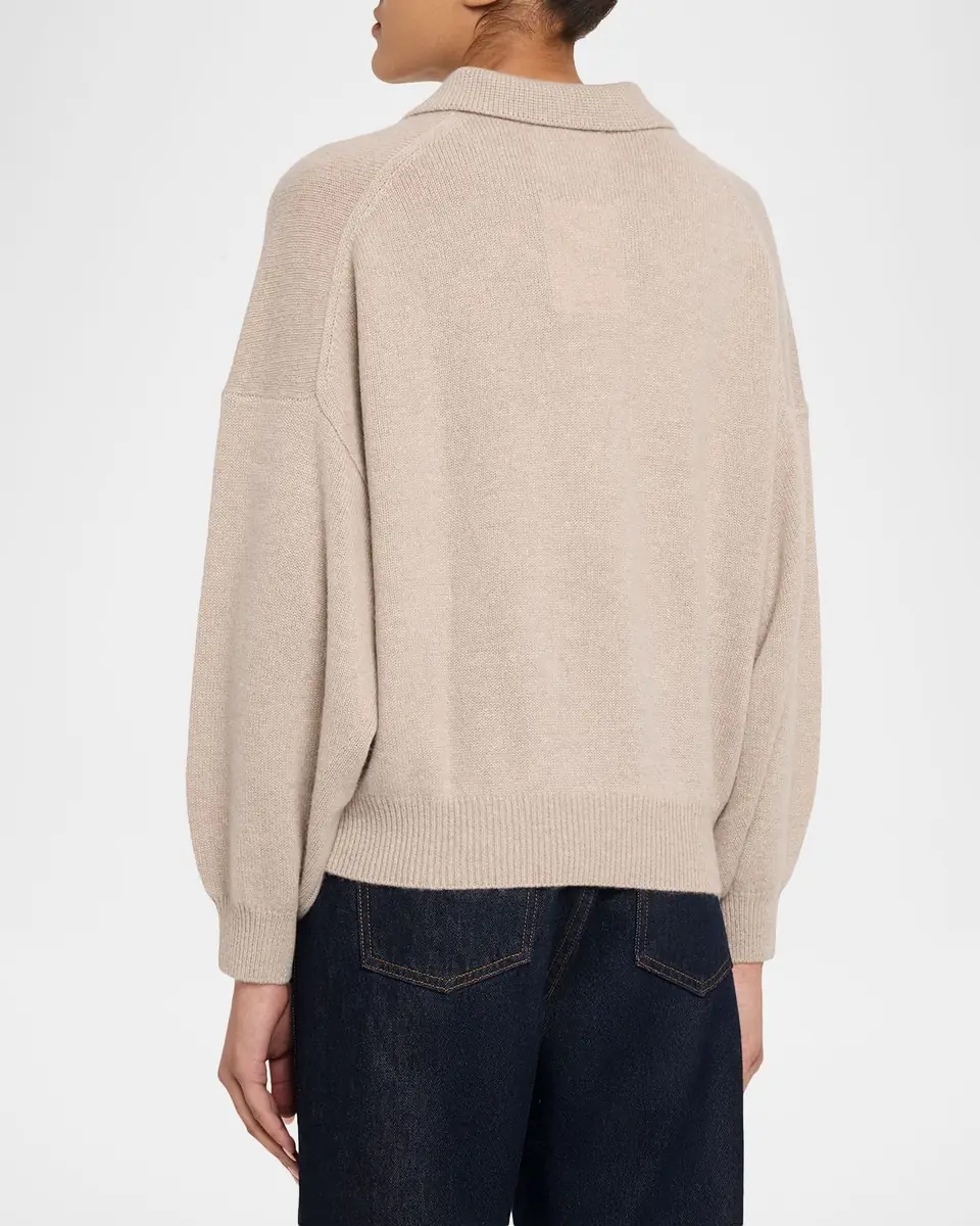 Lisa Yang Etta Cashmere Polo Sweater | Thumbnail 3 Lisa Yang Etta Cashmere Polo Sweater | Thumbnail 3