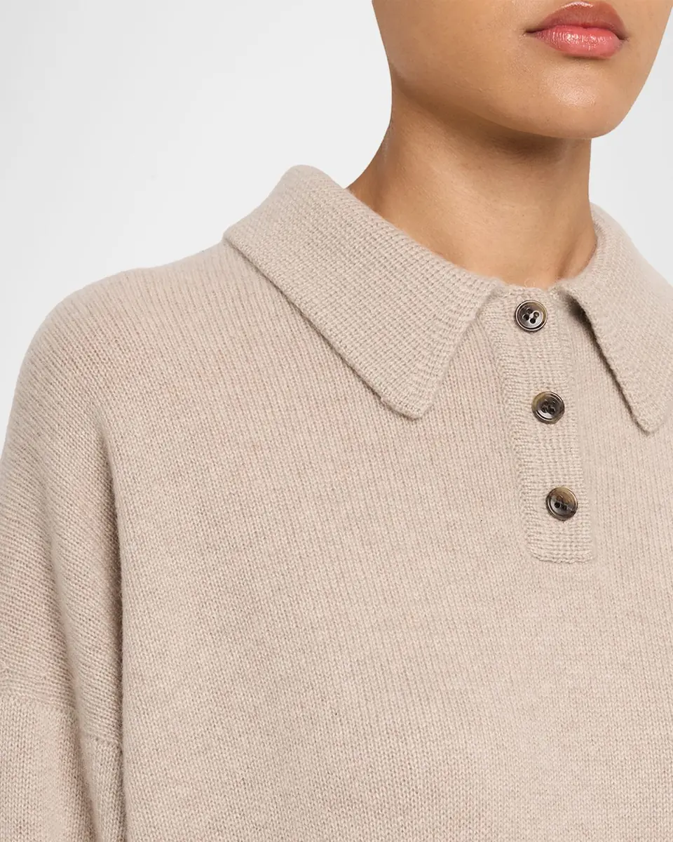 Lisa Yang Etta Cashmere Polo Sweater | Thumbnail 5 Lisa Yang Etta Cashmere Polo Sweater | Thumbnail 5