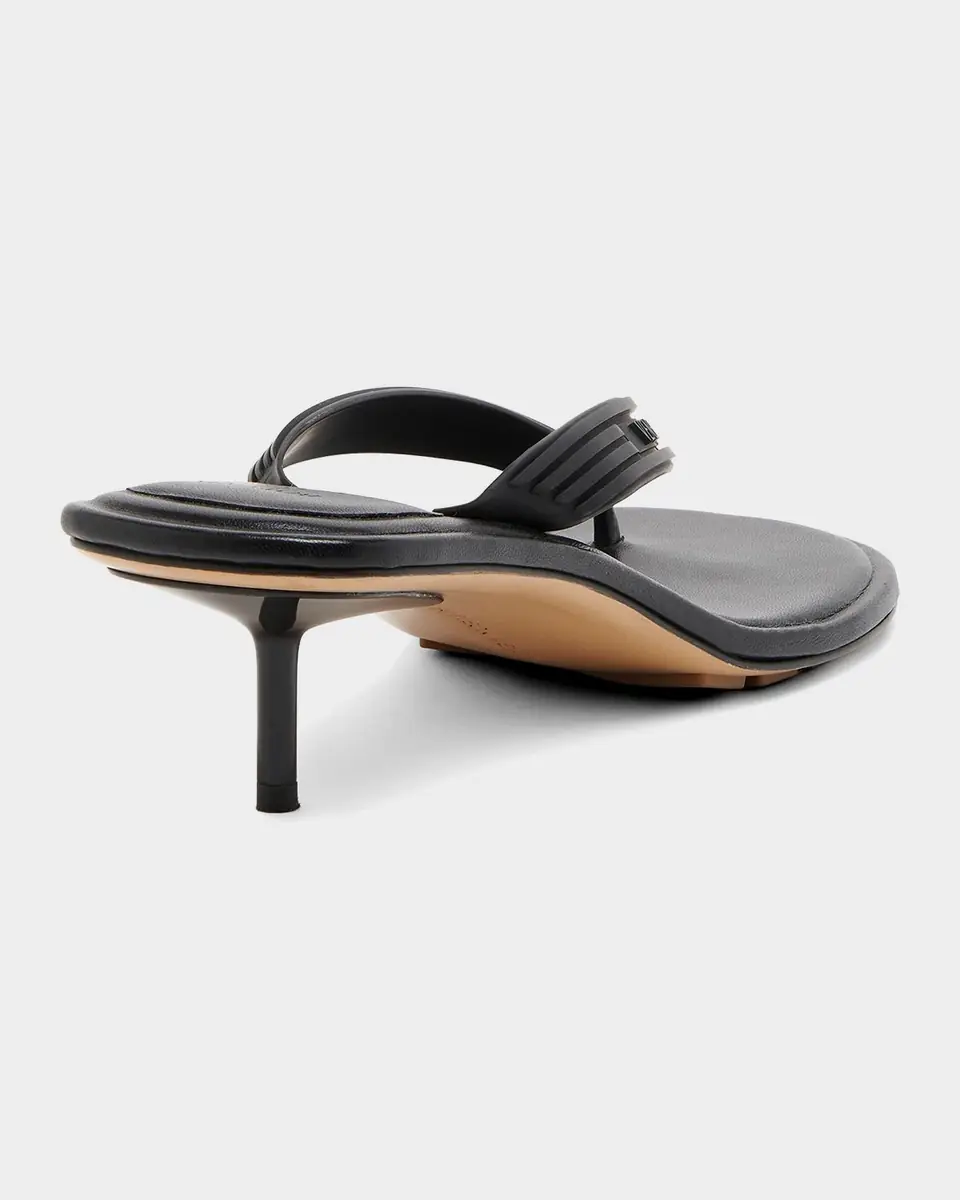 Bottega Veneta 50mm Sampieri Kitten-Heel Sandals | Thumbnail 2 Bottega Veneta 50mm Sampieri Kitten-Heel Sandals | Thumbnail 2