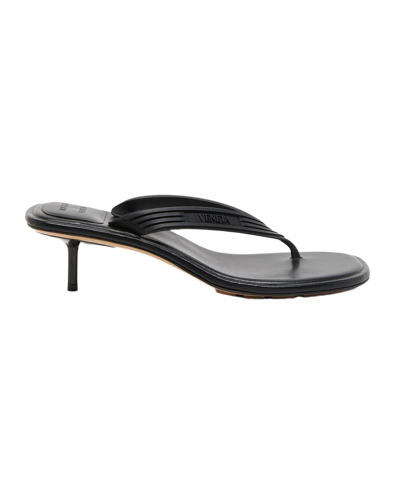 Bottega Veneta 50mm Sampieri Kitten-Heel Sandals