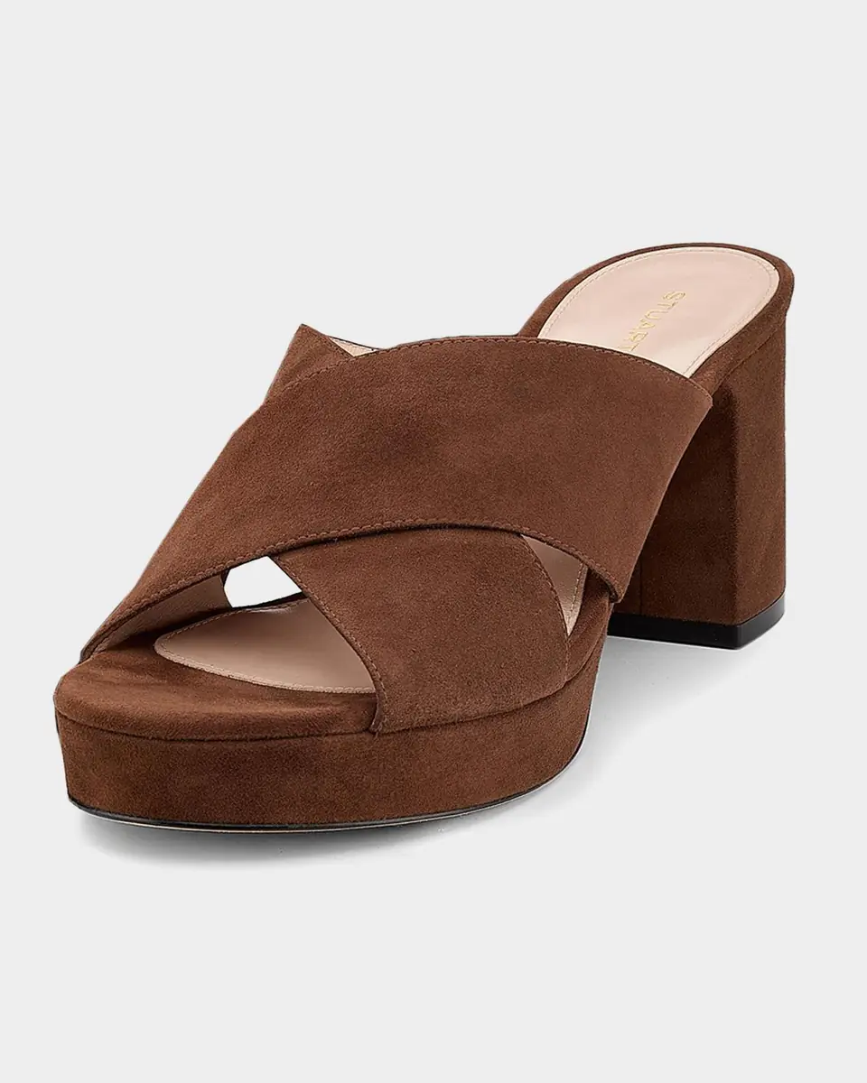 Stuart Weitzman 80mm Dayna Suede Platform Sandals | Thumbnail 5 Stuart Weitzman 80mm Dayna Suede Platform Sandals | Thumbnail 5