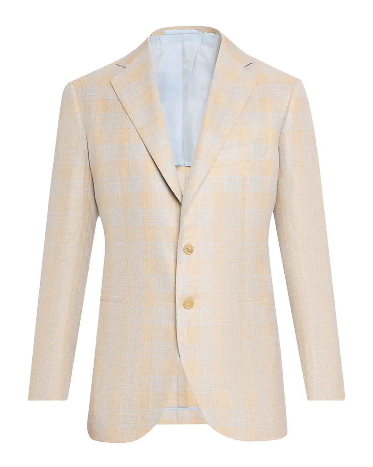 Men's Plaid Cashmere-Blend Sport Jacket