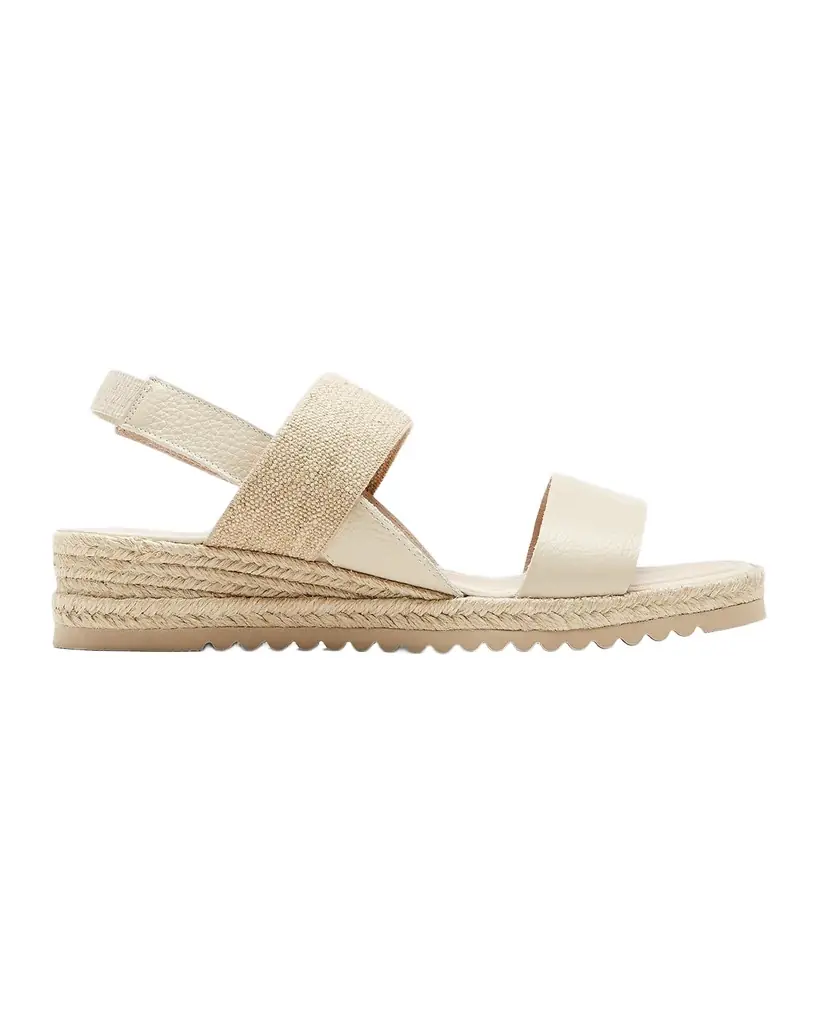 La Canadienne Rowena Leather Espadrille Wedge Sandals | Image 1 La Canadienne Rowena Leather Espadrille Wedge Sandals | Image 1