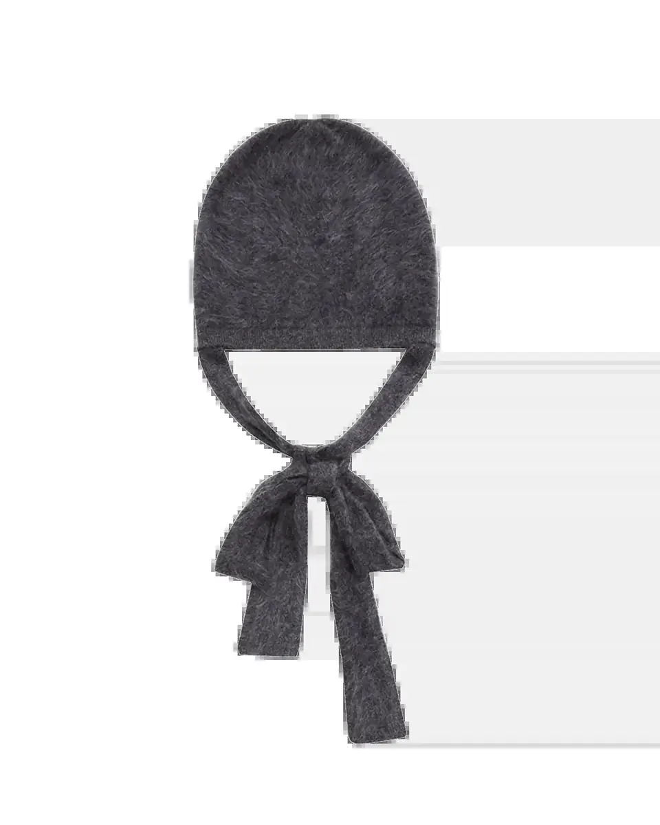 Lisa Yang The Brushed Cashmere Tied Hood | Thumbnail 2