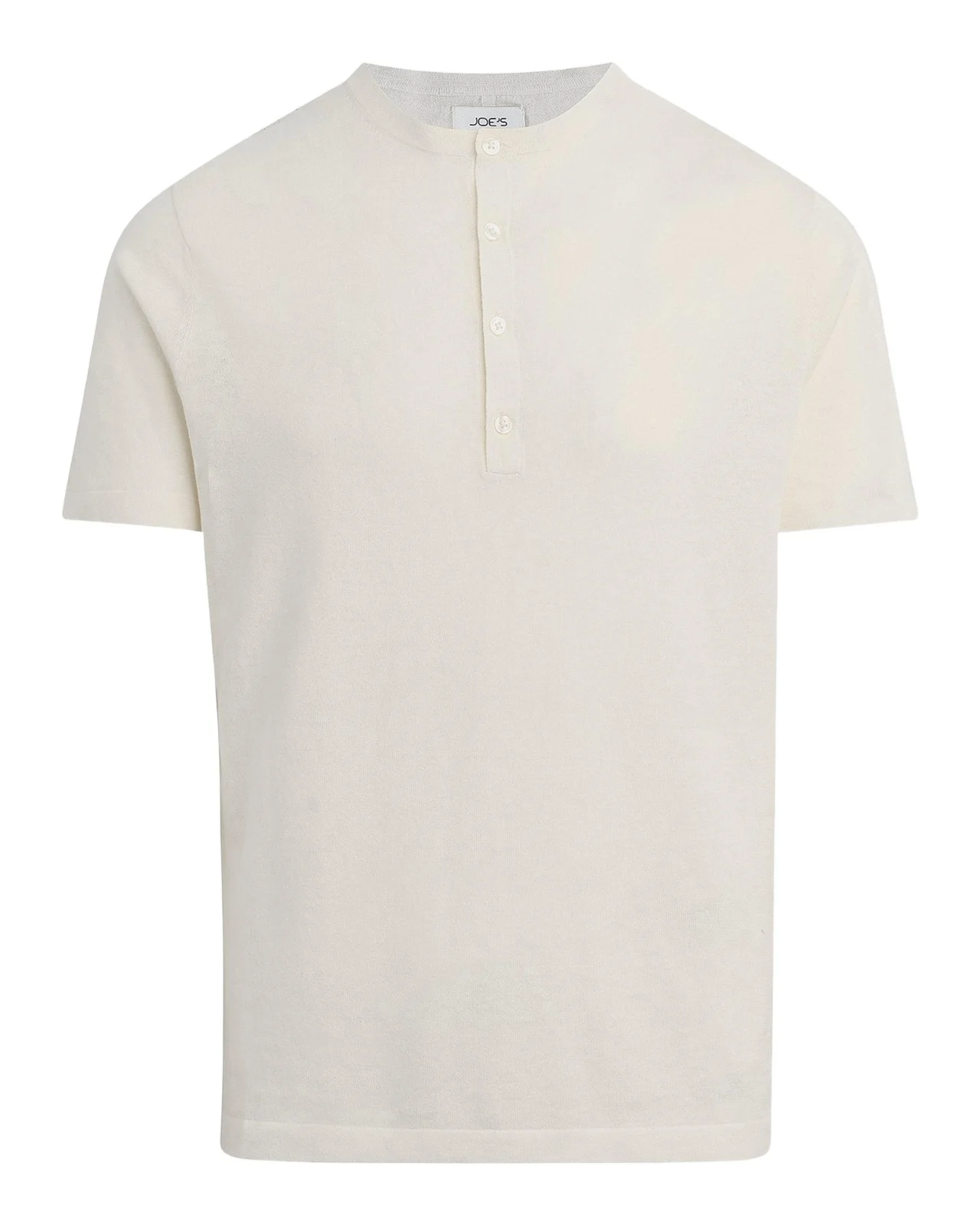 Joe's Jeans Men's Linen and Cotton Solid Henley T-Shirt
