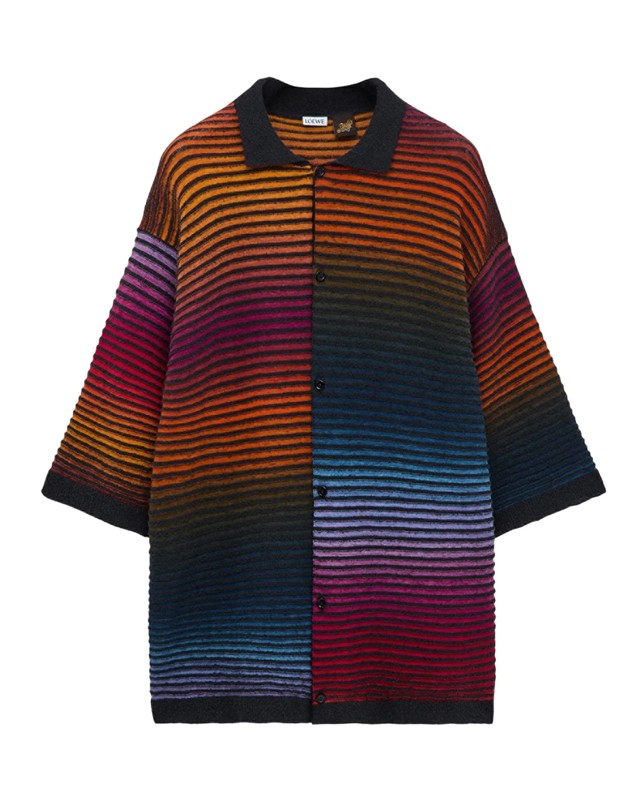 Loewe x Paula's Ibiza Men's Multi-Stripe Knit Shirt