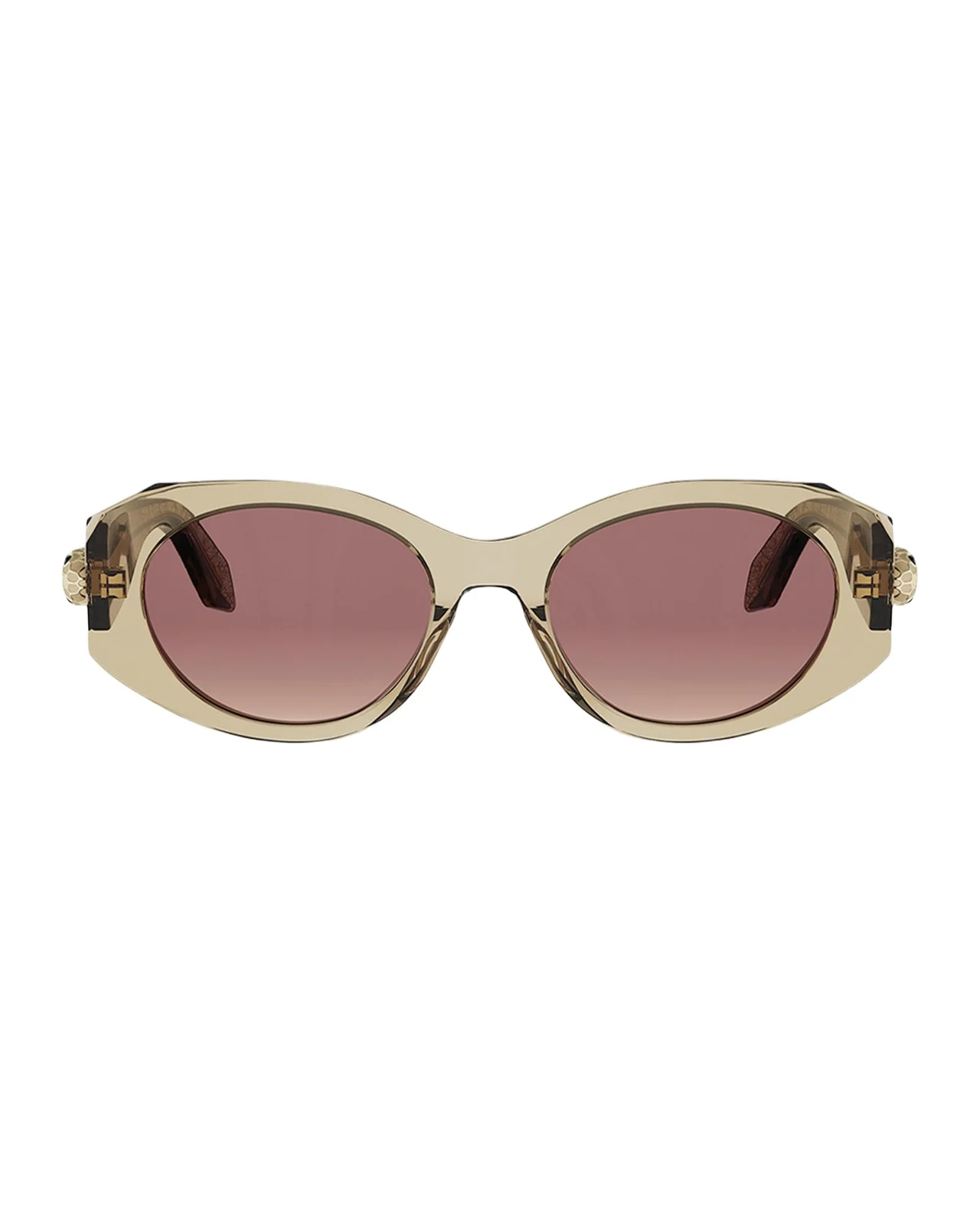 Serpenti Forever 52mm Oval Sunglasses