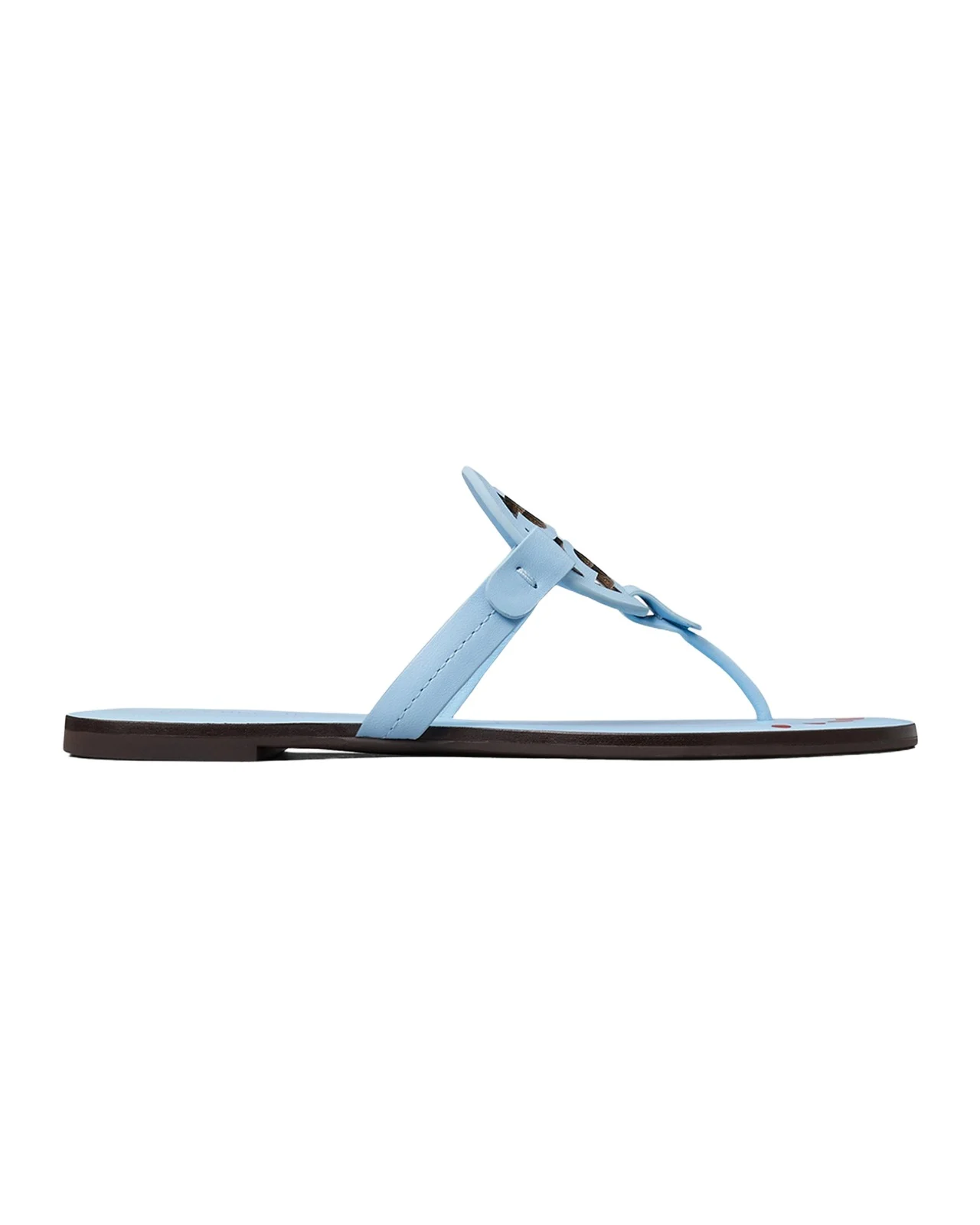 Tory Burch Miller Nail Polish Leather Thong Sandals