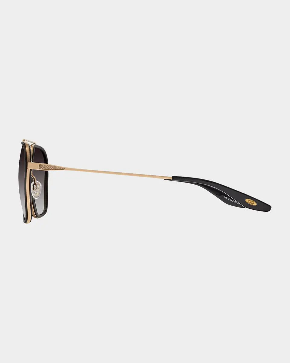 BARTON PERREIRA Rizzo 58mm Titanium & Acetate Aviator Sunglasses | Thumbnail 3 BARTON PERREIRA Rizzo 58mm Titanium & Acetate Aviator Sunglasses | Thumbnail 3