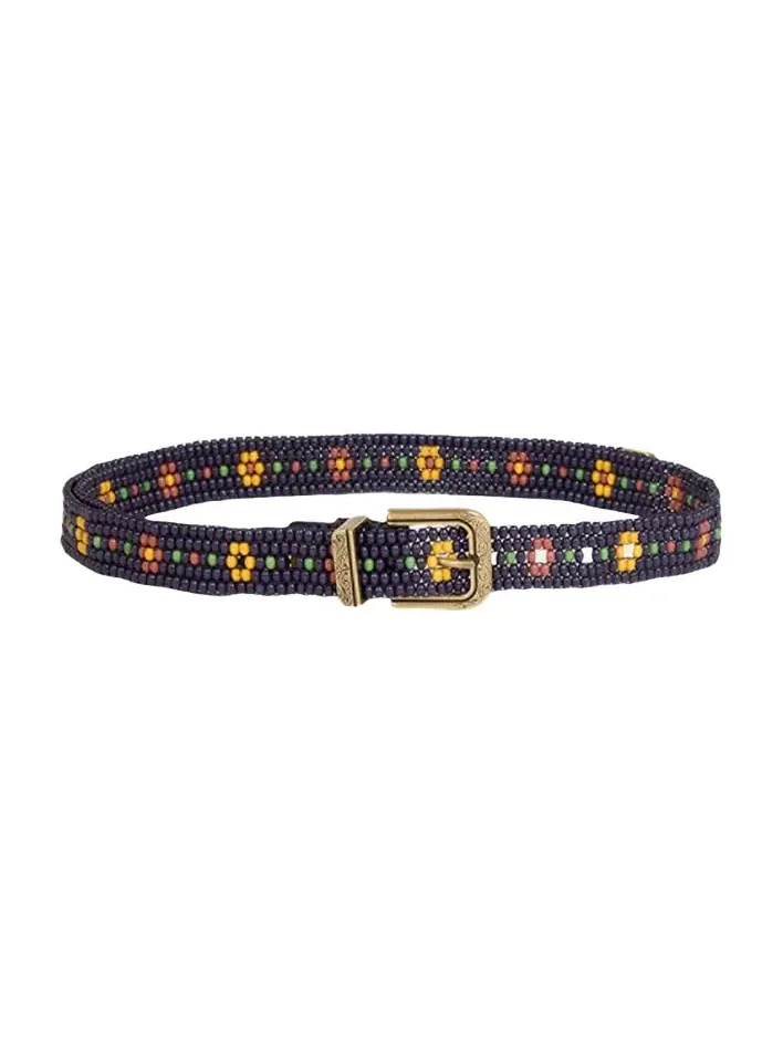 Floral Beaded Belt Floral Beaded Belt