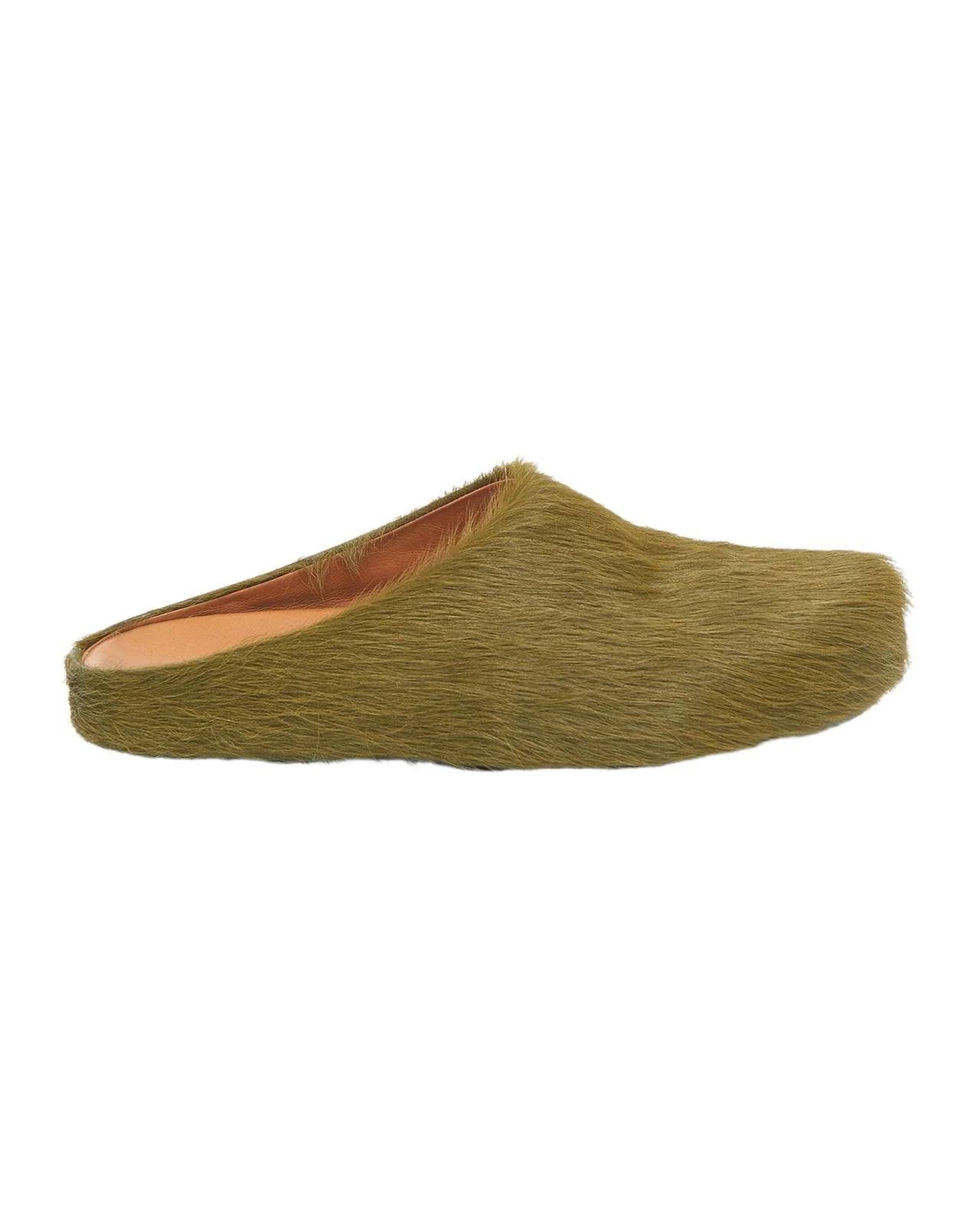 Men's Fussbett Calf Hair Sabot Mules