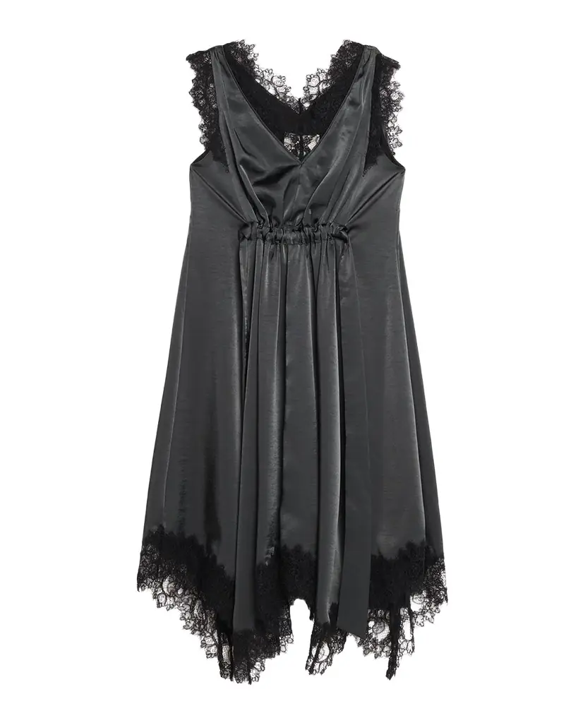 3.1 Phillip Lim V-Neck Lace-Trim Satin Midi Dress | Image 1 3.1 Phillip Lim V-Neck Lace-Trim Satin Midi Dress | Image 1