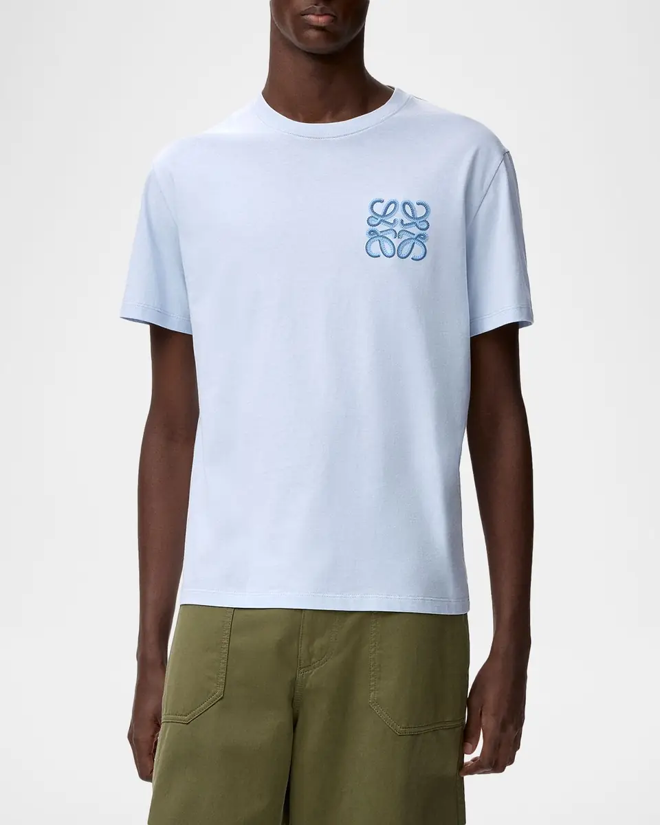 Loewe x Paula's Ibiza Men's Embroidered Logo T-Shirt | Thumbnail 4 Loewe x Paula's Ibiza Men's Embroidered Logo T-Shirt | Thumbnail 4