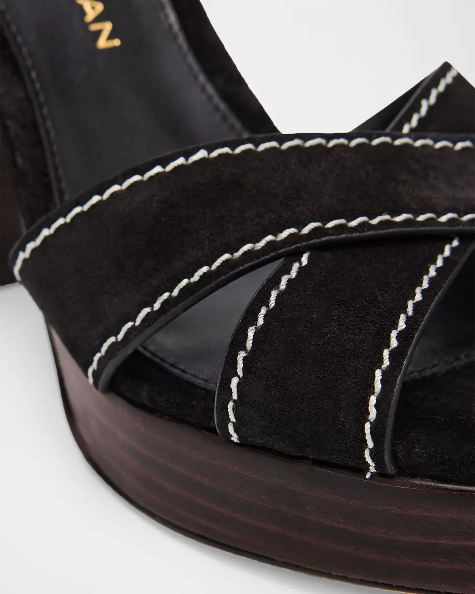 Stuart Weitzman 95mm Park Suede Platform Sandals | Thumbnail 5 Stuart Weitzman 95mm Park Suede Platform Sandals | Thumbnail 5