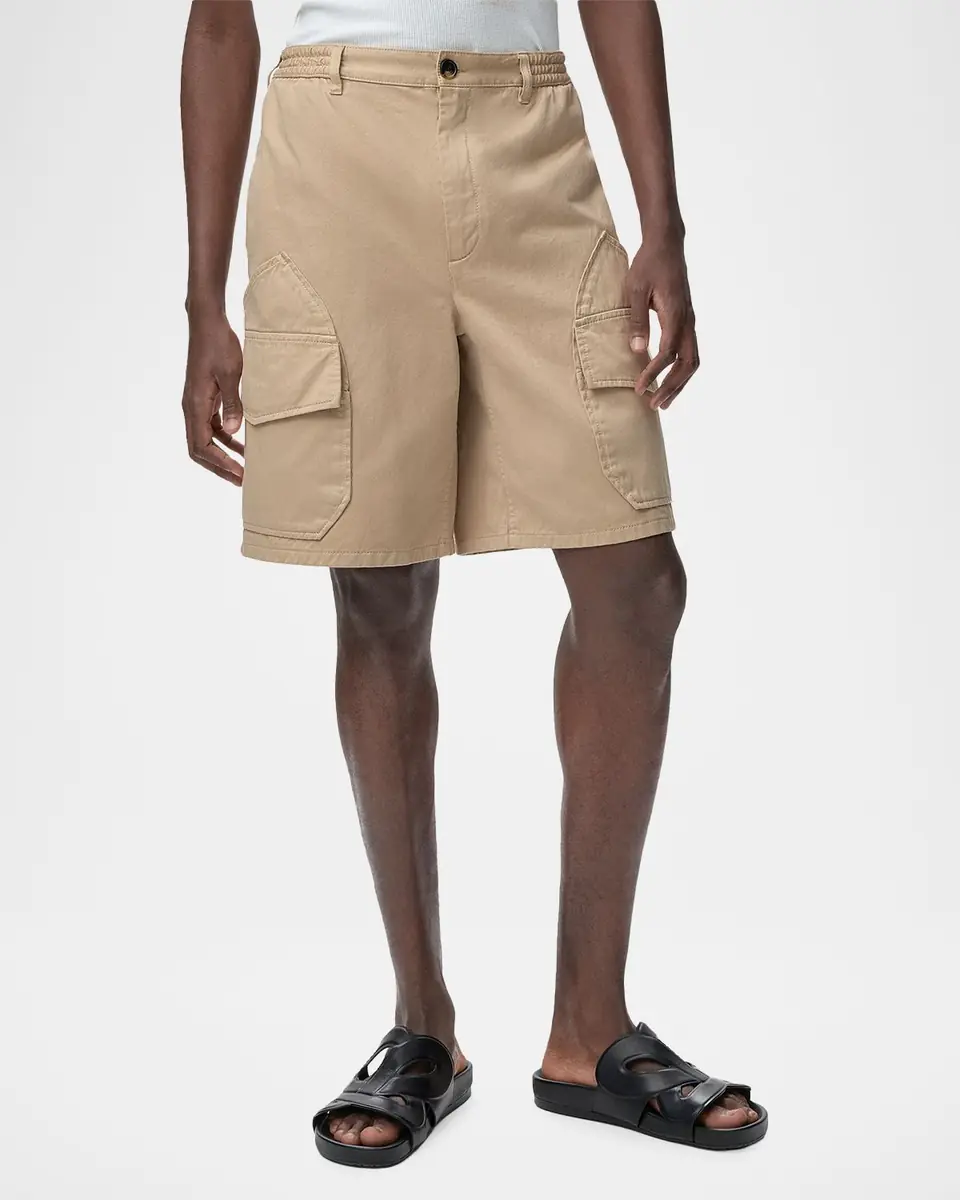 Loewe x Paula's Ibiza Men's Washed Cotton Cargo Shorts | Thumbnail 4 Loewe x Paula's Ibiza Men's Washed Cotton Cargo Shorts | Thumbnail 4