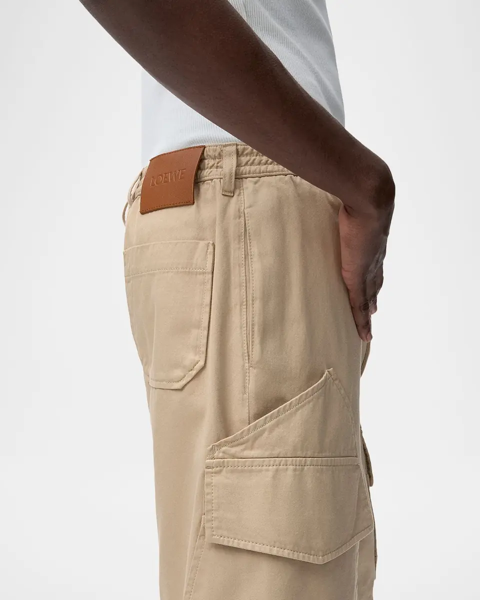 Loewe x Paula's Ibiza Men's Washed Cotton Cargo Shorts | Thumbnail 5 Loewe x Paula's Ibiza Men's Washed Cotton Cargo Shorts | Thumbnail 5
